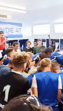Les murs des vestiaires ont tremblé après la victoire face à Marignane (1-0)