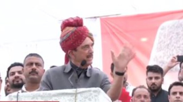 Ghulam Nabi Azad holds 1st mega rally in Jammu since Congress exit