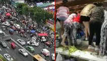 157 yeni vakanın ardından Chengdu kentine kapanma geldi! Market ve pazarlara akın eden halk birbirini ezdi