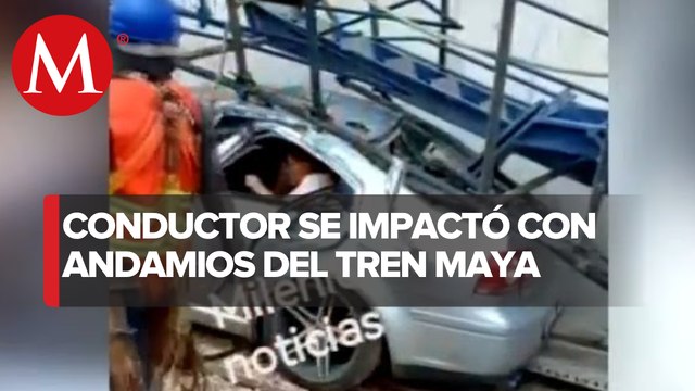En QRoo, conductor arrolla a trabajadores en obras del Tren Maya; hay un muerto