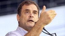 Rahul Gandhi leads Congress's 'Mehengai par halla bol' rally at Ramlila Maidan