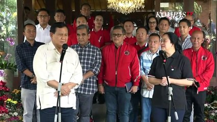 [FULL] Keterangan Prabowo dan Puan Usai Pertemuan Gerindra-PDIP di Hambalang