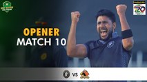 Opener | Khyber Pakhtunkhwa vs Sindh | Match 10 | National T20 2022 | PCB | MS2T