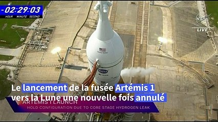 Le décollage de la fusée de la Nasa vers la Lune de nouveau reporté