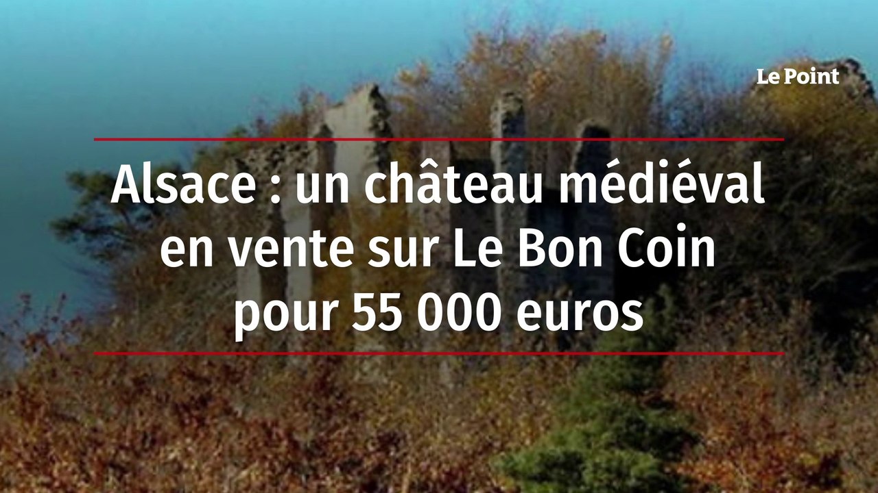 Alsace : un château médiéval en vente sur Le Bon Coin pour 55 000 euros