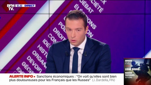 Jordan Bardella sur Louis Aliot: Il a beaucoup de qualités (...) nous partageons la même ligne politique