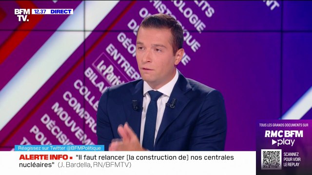 Présidence du RN: En votant pour moi, [les électeurs] voteront pour Marine Le Pen , affirme Jordan Bardella