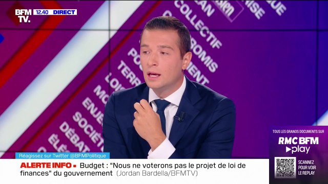 Marine Le Pen candidate en 2027? Pour Jordan Bardella, elle est la mieux placée pour faire gagner nos idées