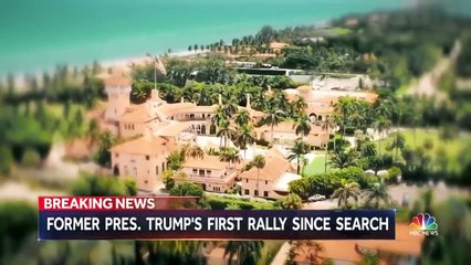 Former President Trump’s First Public Appearance Since Mar-a-Lago Search