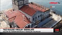 ‘Kız Kulesi yıkıldı’ iddialarına Müzeler Genel Müdürlüğü’nden yanıt