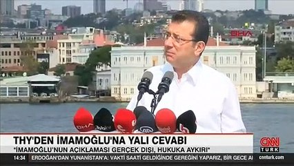 THY’den İmamoğlu’na "Yalı" cevabı: İmamoğlu’nun açıklamaları gerçek dışı