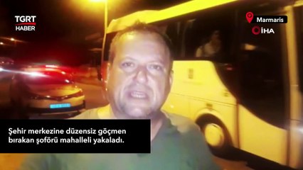 Sokak Ortasına Göçmen Bırakıp Kaçtı! İşte Böyle Yakalandı