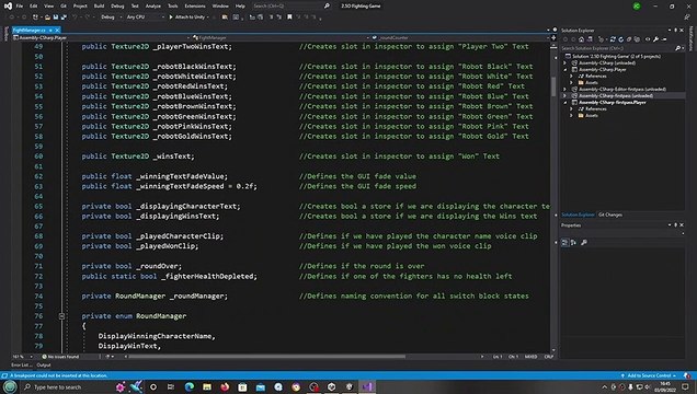 Unity3D Fighting Game Tutorial #228 Match Functionality