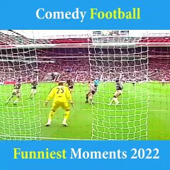 Football Funny goal  scene /फुटबॉल मजेदार गोल दृश्य/كرة القدم مشهد هدف مضحك