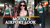 Mouni Roy Back To Mumbai After 'Brahmastra' Promotion In Hyderabad