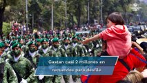 Gasta Sedena 1.8 millones de pesos en artículos para desfile