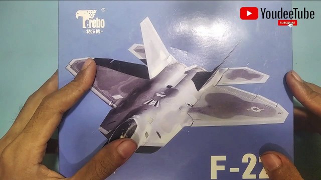 Miniature F22 Raptor 1:100
