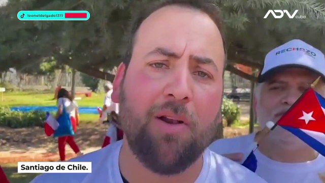 Cubanos y venezolanos residentes en Chile envían contundente mensaje ante el plebiscito constitucional