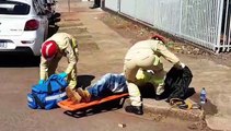 Colisão de trânsito na Rua Pio XII deixa duas pessoas feridas