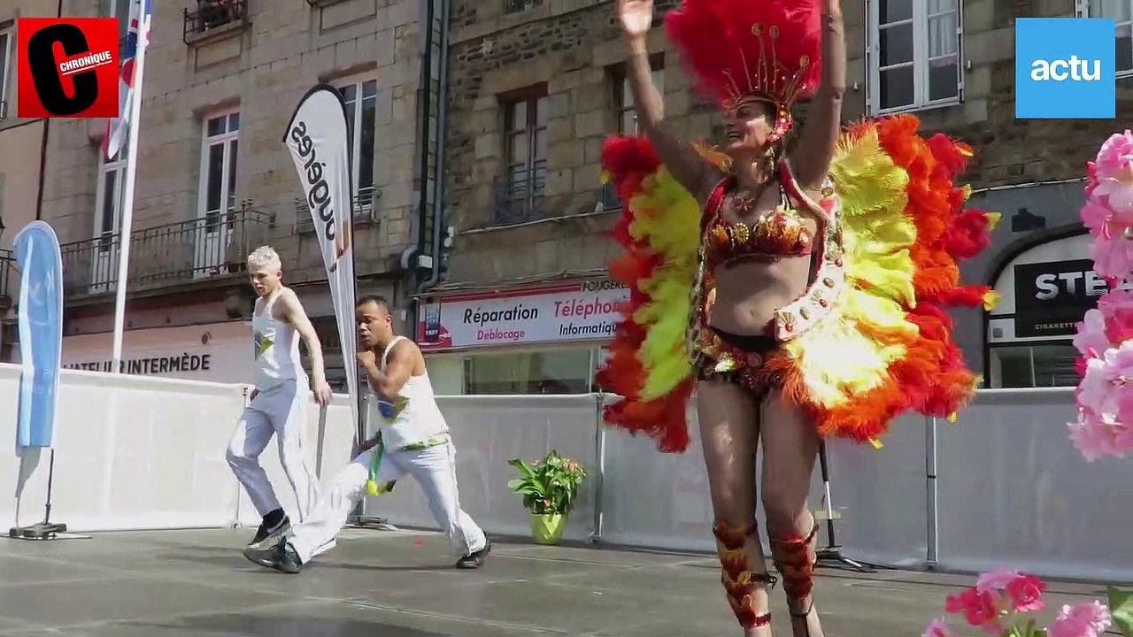 Le show brésilien aux Angevines à Fougères