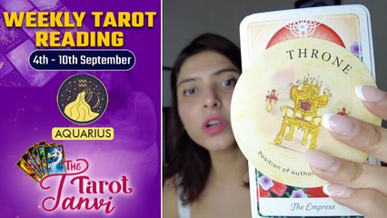 Weekly Tarot Reading : Aquarius - 4th-10th September 2022 | Oneindia News