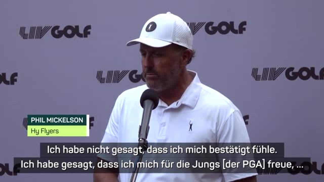 Mickelson: auch pga-profis profitieren von liv