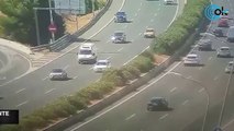 Un conductor se da a la fuga tras provocar un accidente en Palma