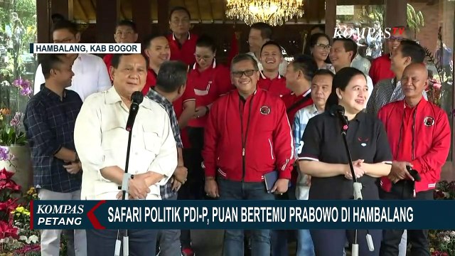 Safari Politik PDIP, Puan Maharani Bertemu Prabowo Subianto di Hambalang