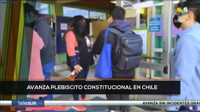 teleSUR Noticias 11:30 04-09: Chilenos concurren a votar para el plebiscito
