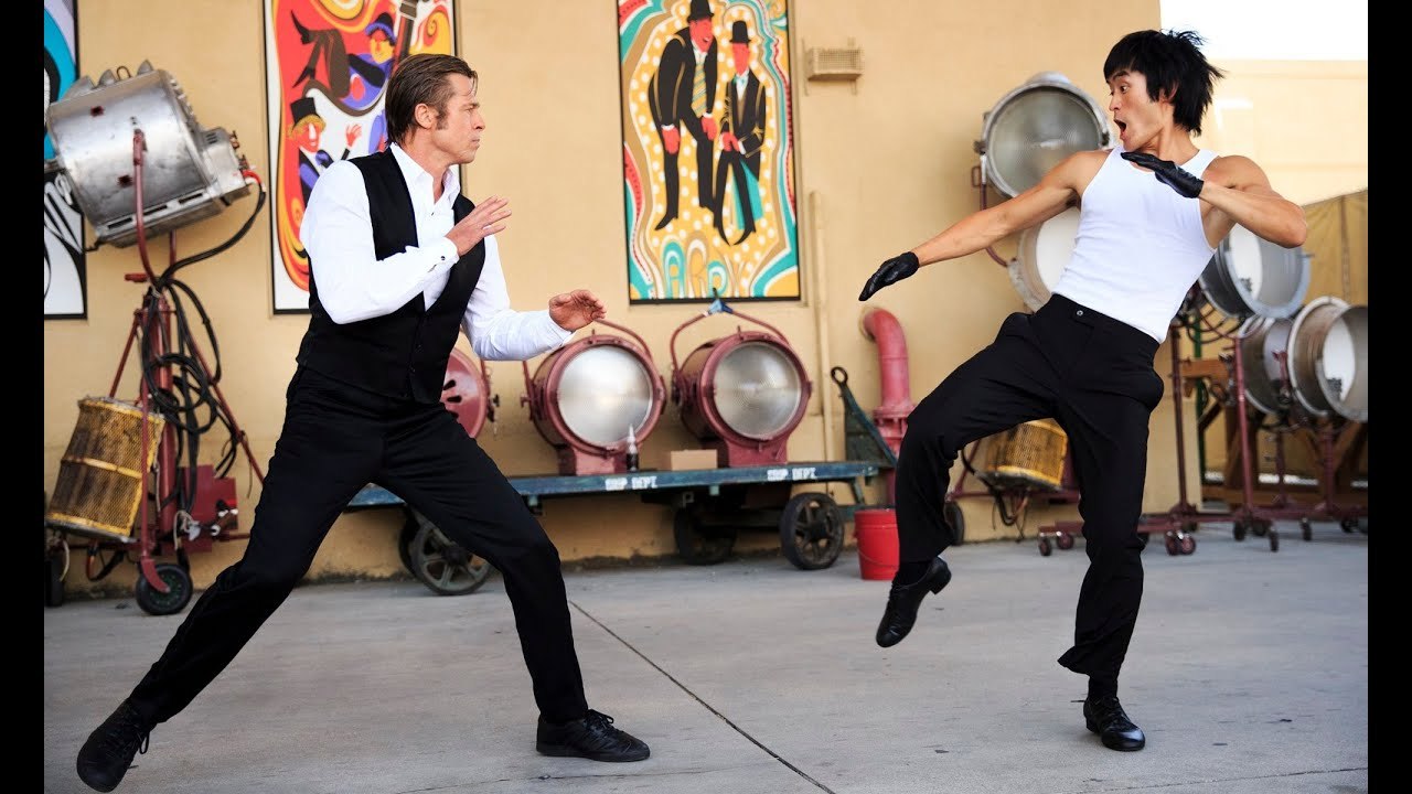 Once Upon A Time In Hollywood : Cliff Booth vs Bruce Lee (Full Scene) - Brad Pitt