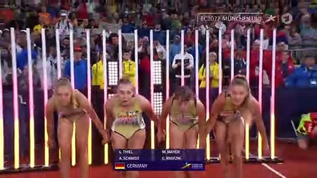 Alica Schmidt 4 x 400 Meter Staffel Finale European Championships München 2022