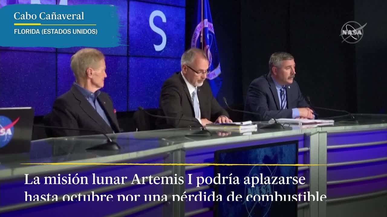 La NASA podría retrasar la misión lunar Artemis I hasta octubre