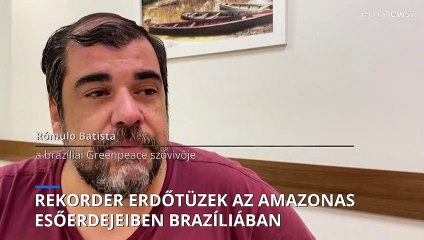 Tizenkét éve nem voltak ilyen súlyos erdőtüzek a nyárvégén a brazíliai Amazonas esőerdeiben