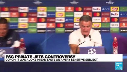 PSG coach Galtier sorry for 'joke in bad taste' over train travel