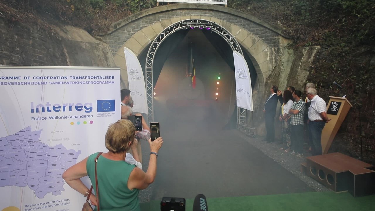 Inauguration du tunnel de Bohan