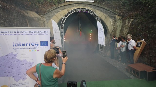 Inauguration du tunnel de Bohan