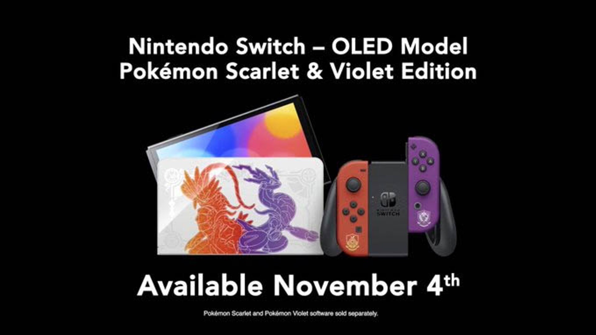 Nintendo Switch – OLED Model Pokémon Scarlet & Violet Edition