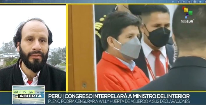 Ministro del Interior de Perú es interpelado por el Parlamento