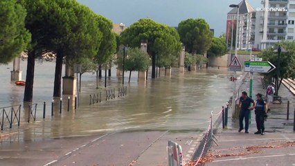 Orages et inondations dans le sud-est de la France