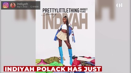 Indiyah Polack signs history-making PrettyLittleThing fashion deal