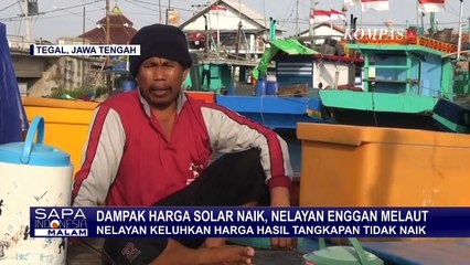 Dampak Harga Solar Naik, Nelayan: Dampaknya Utang Menumpuk Selama 4 Bulan