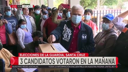 Candidatos a la Alcaldía de La Guardia emiten sus votos e invitan a la población a sufragar