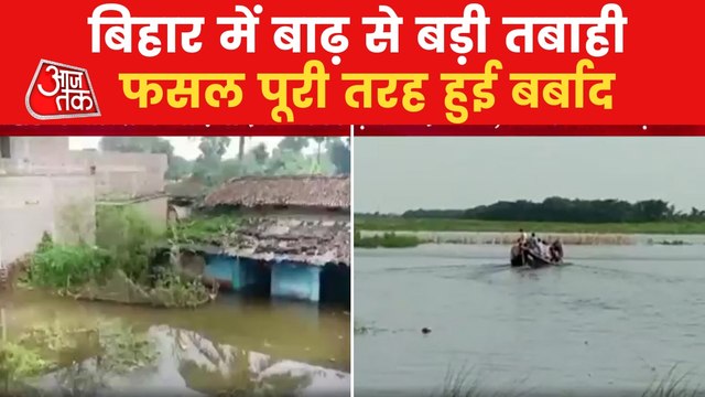 Bihar: Rising water level in Ganga submerges crops