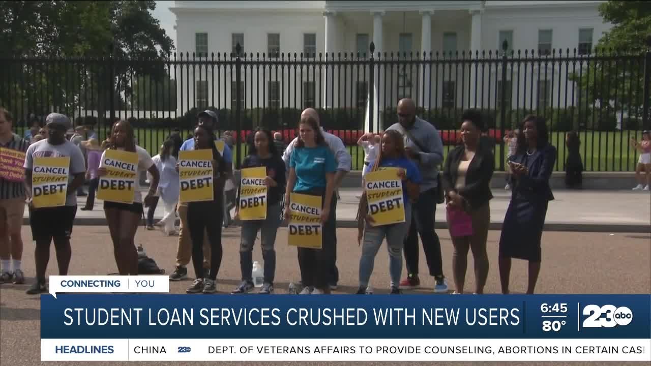 Student loan services overwhelmed