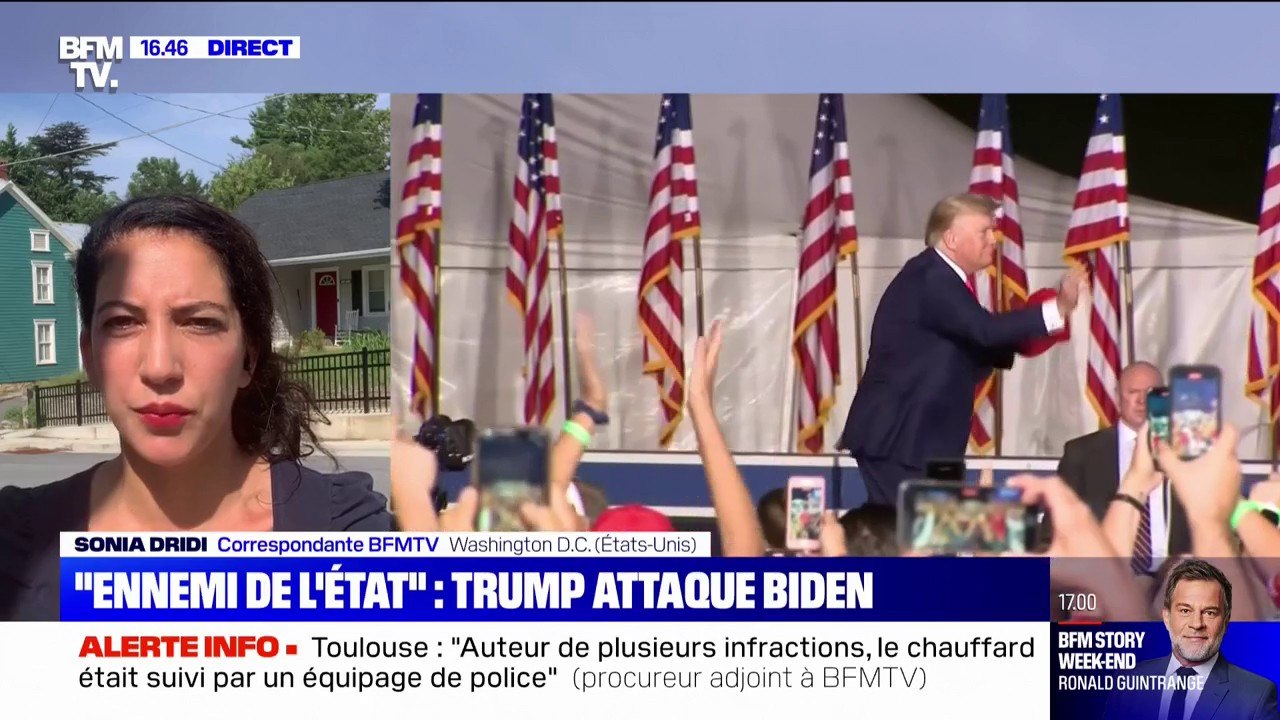 États-Unis: en Pennsylvanie, Donald Trump qualifie Joe Biden d'"ennemi de l'État"