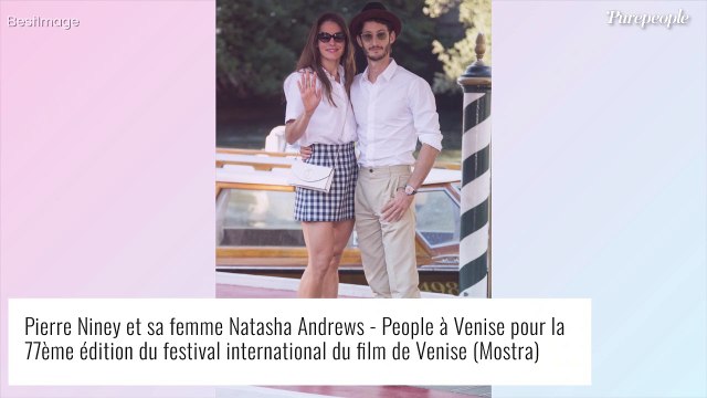 Pierre Niney en famille à la mer : paddle, plage et bronzage... photos avec Natasha Andrews et leurs filles