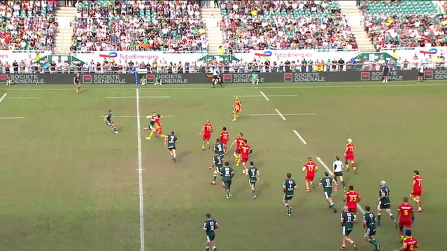 TOP 14 - Essai de Tristan TEDDER (USAP) - Section Paloise - USA Perpignan - Saison 2022/2023