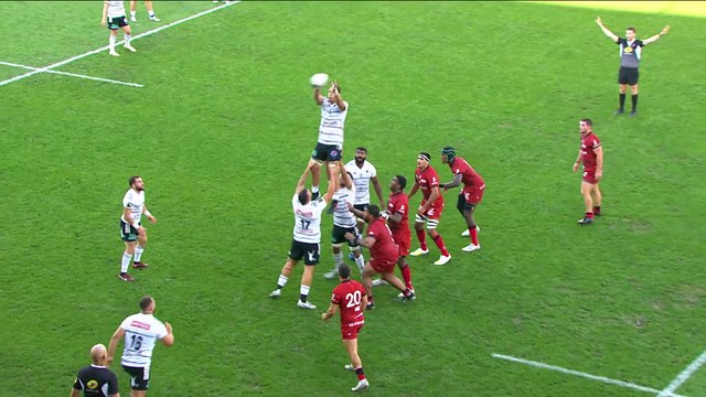 TOP 14 - Essai de Joel KPOKU (LOU) - CA Brive - LOU Rugby - Saison 2022/2023