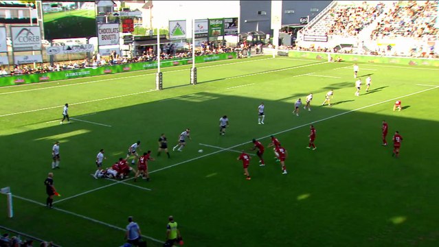 TOP 14 - Essai de Beka SAGINADZE (LOU) - CA Brive - LOU Rugby - Saison 2022/2023