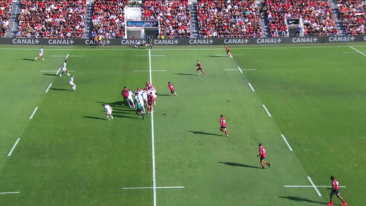 TOP 14 - Essai de Jiuta WAINIQOLO (RCT) - RC Toulon - Aviron Bayonnais - Saison 2022/2023